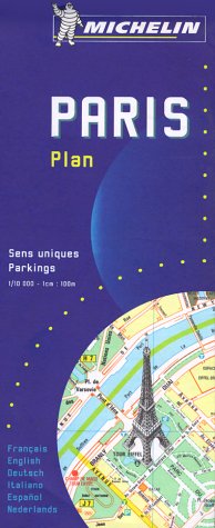 Michelin Map 10 Paris Plan