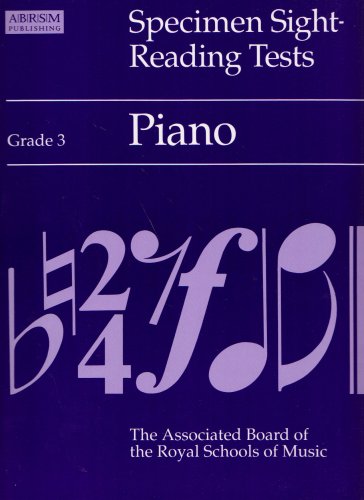 Specimen Sight-reading Tests: Grade 3: Piano Ridout, Alan