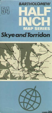 Skye and Torridon Map: 1m to Half Inch