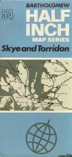 Skye and Torridon Map: 1m to Half Inch