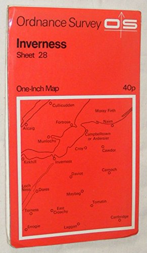Inverness. One-inch Map of Great Britain Sheet 28. 1:63360 Seventh Series [Paperback] Ordnance Survey