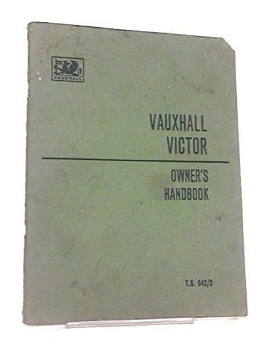 FB Vauxhall Victor Owner's Handbook - Operation  Maintenance Instructions PAPERBACK 1962 Vauxhall Motors Ltd.