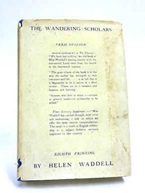 The Wandering Scholars [Hardcover] Helen Waddell
