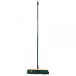 Yard Broom - Sweeping Brush - 45cm (18") Wide Broom Head. Stiff Bristles