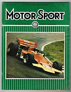 Motorsport Magazine Vol XLVI No.8 August 1970 MBox1323 August 1970