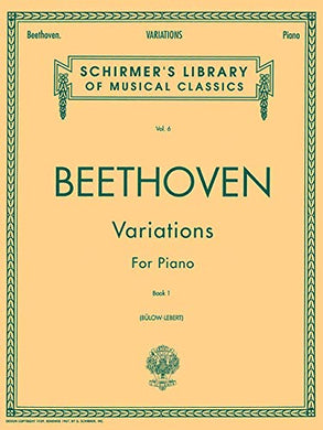 Variations - Book 1: Schirmer Library of Classics Volume 6 Piano Solo
