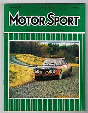 Motorsport Magazine Vol XLVII No.1 January 1971 MBox1324 January 1971