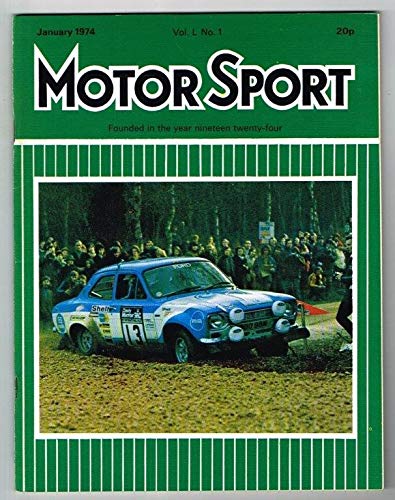 Motorsport Magazine Vol L No.1 January 1974 MBox1593 January 1974