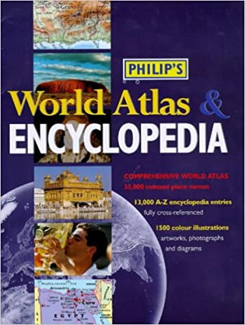 Philip's Encyclopedia and World Atlas Hardcover – 13 Aug. 1999