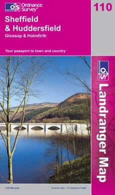 Sheffield and Huddersfield, Glossop and Holmfirth (Landranger Maps) Ordnance Survey