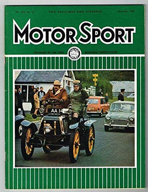 Motorsport Magazine Vol XLV No.12 December 1969 MBox1323 December 1969