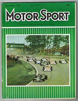 Motorsport Magazine Vol LIII No.11 November 1977 MBox1598 November 1977