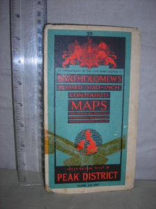 Bartholomew's Revised "Half-Inch" Contoured Maps - Great Britain, Sheet 29 Peak District [Unknown Binding]