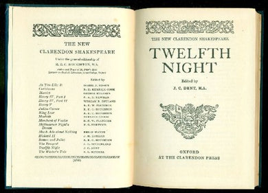Twelfth night [Hardcover] SHAKESPEARE, William and Clarendon Press