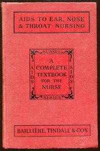 Aids to ear, nose and throat nursing (Nurses aids series) Marshall, Susanna