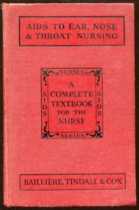 Aids to ear, nose and throat nursing (Nurses aids series) Marshall, Susanna