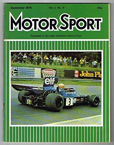 Motorsport Magazine Vol L No.9 September 1974 MBox1595 September 1974