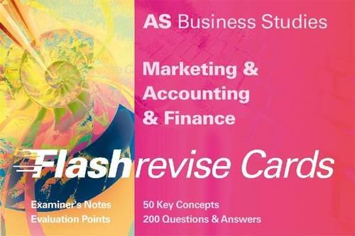 AS Business Studies: Marketing and Accounting and Finance: AS Business Studies -  Flash Revise Cards Gillespie, Andrew
