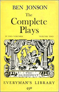 Ben Jonson'S Plays The Complete Plays In Two Volumes Volume Two(Only [Hardcover]