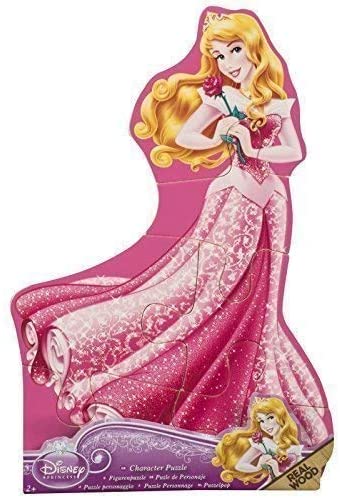 Lively Moments Wood Puzzle with Large Pieces for Kids from Disney Princess Aurora