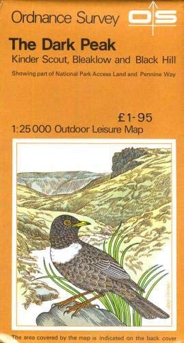 Ordnance Survey Outdoor Leisure Map: the Dark Peak (1:25,000 Outdoor Leisure Map)