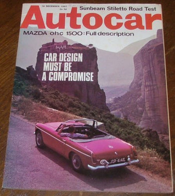 AUTOCAR Magazine 14th December 1967
