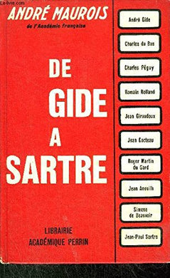 De Gide ? Sartre [Hardcover] Maurois Andr?