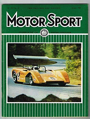 Motorsport Magazine Vol XLV No.10 October 1969 MBox1323 October 1969