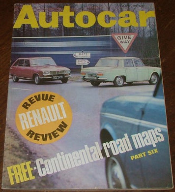 AUTOCAR Magazine 11th April 1968 Renualt Review