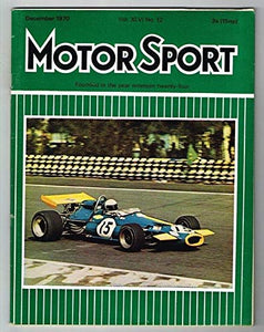 Motorsport Magazine Vol XLVI No.12 December 1970 MBox1324 December 1970