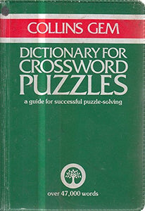 Dictionary for Crossword Puzzles (Gem Dictionaries) Macauslane, J.A.