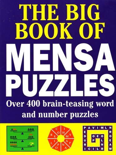 The Big Book of Mensa Puzzles: Over 400 brain-teasing word and number puzzles [Paperback] Harold Gale