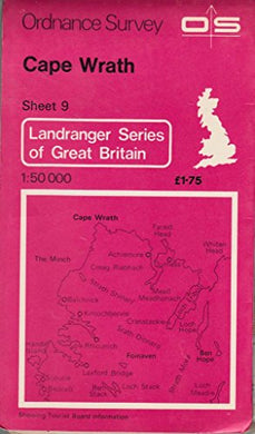 CAPE WRATH sheet 9: One-Inch Map - Ordnance Survey - special library edition [Map] Ordnance Survey