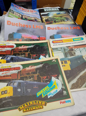 Hornby railway magazines and steam and related ephemera.