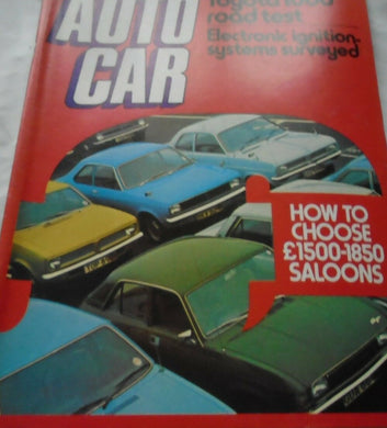 AUTOCAR 8 MAY 1976 - TOYOTA 1000 - SALOONS - ELECTRONIC IGNITION SURVEYED