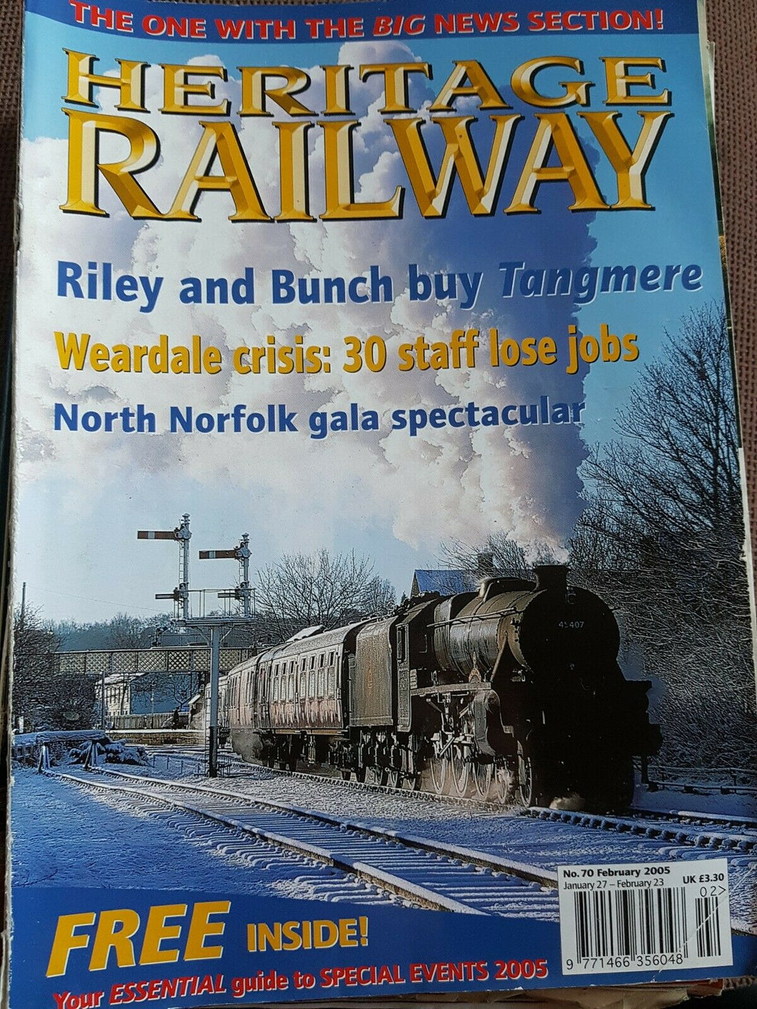 Heritage Railway Magazine No 70 February 2005