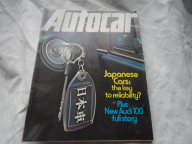 AUTOCAR 21 AUGUST 1976 - JAPANESE CARS - AUDI 100