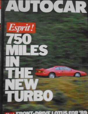 AUTOCAR 6 JANUARY 750, FRONT-DRIVE LOTUS. CARLTON 1.8.