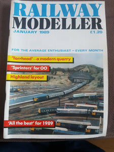 Railway modeller magazine January 1989