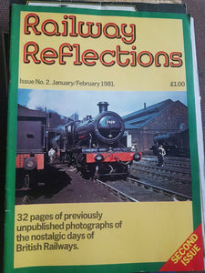 RAILWAY REFLECTIONS JANUARY February 1981