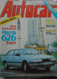 AUTOCAR 21 MAY 1983. MAZDA 626, METRO 1.3 HLE, HORIZON