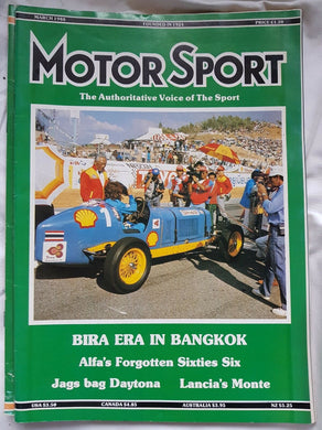 Motorsport March 1988 please see second image for contents