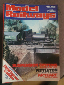 Model Railways Magazine - January  1982. VERY GOOD CONDITION.