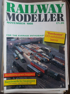 Railway modeller magazine November 1988