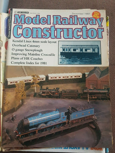 Model Railway Constructor Magazine Ian Allan. December 1981