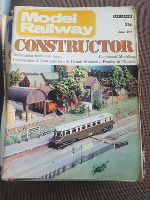 Model Railway Constructor Magazine Ian Allan. JULY 1974