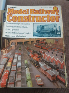 Model Railway Constructor Magazine Ian Allan. NOVEMBER 1981