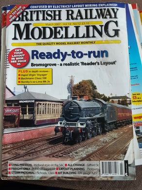 BRITISH RAILWAY MODELLING Magazine March 2007