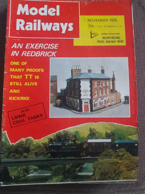 Model Railways Magazine November 1975   VERY GOOD CONDITION.