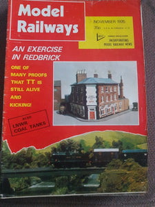 Model Railways Magazine November 1975   VERY GOOD CONDITION.